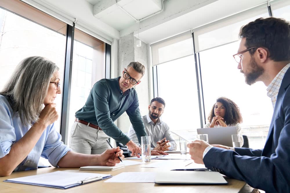 Business people meeting