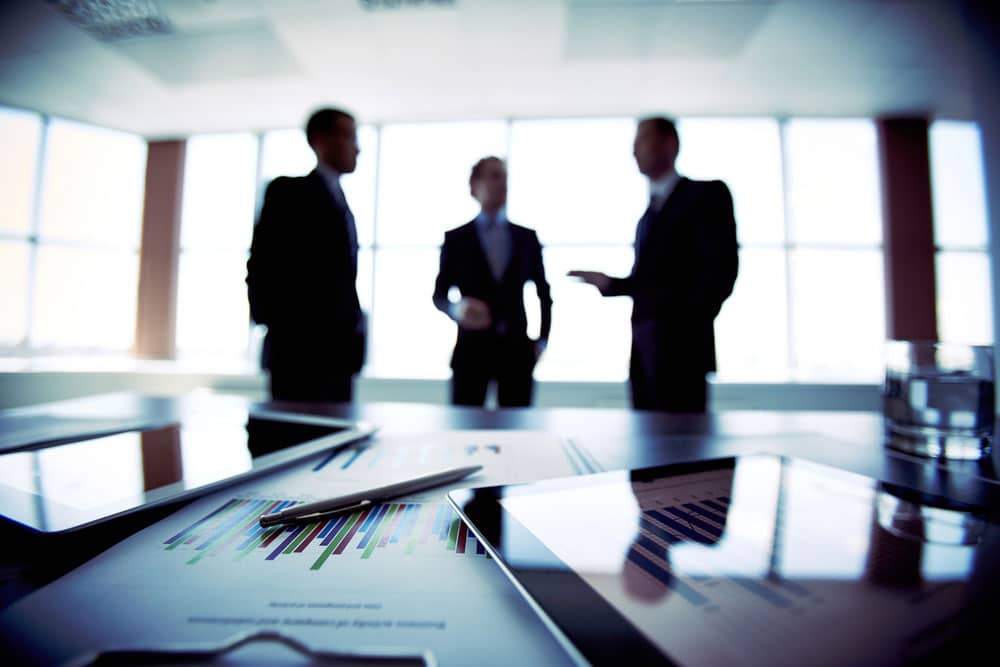 business team meeting office
