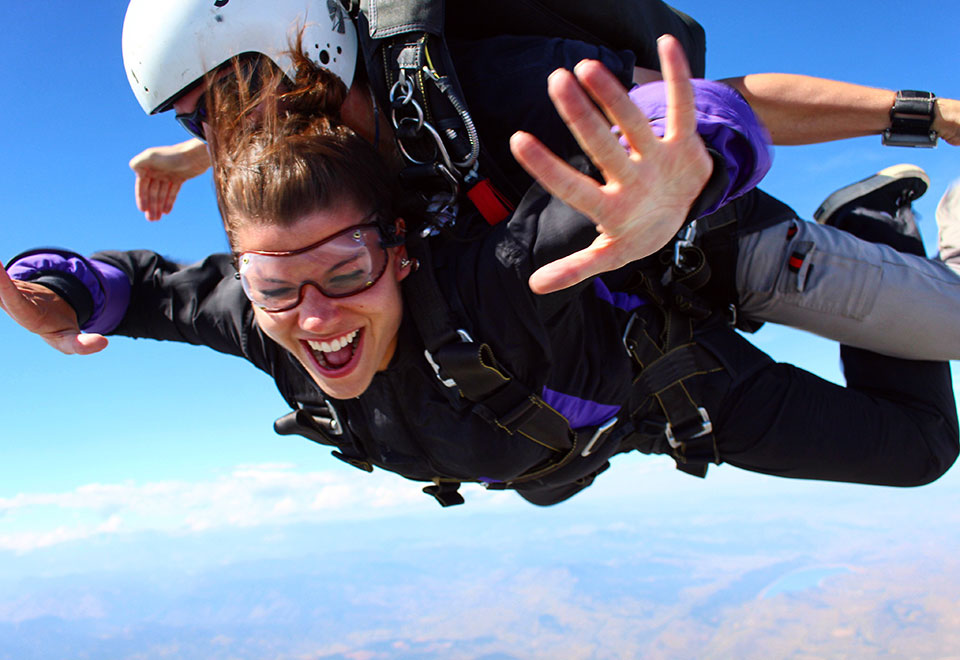 skydiving